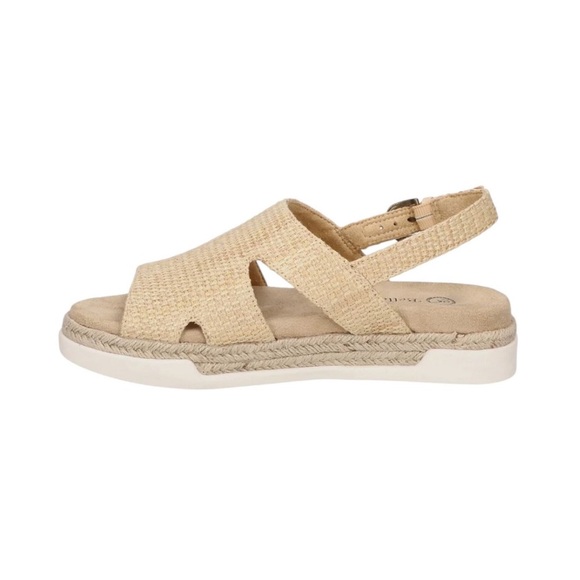 Bella Vita Shoes - Bella Vita Women's Tan Woven Espadrilles size 9ww